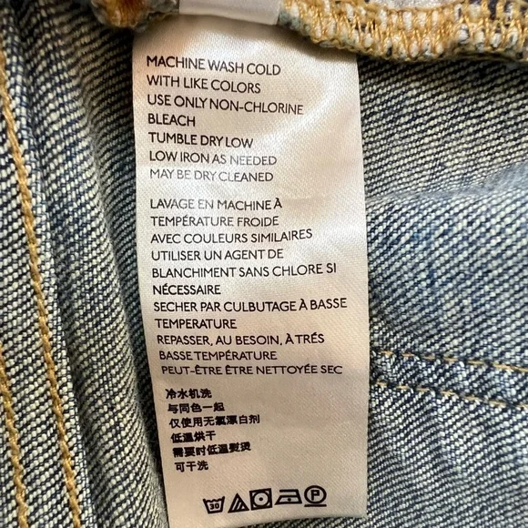 Pilcro Anthropologie Tapestry Patchwork Mid-Rise Slim Boyfriend Jeans, 27 - Picture 12 of 14